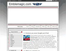 Tablet Screenshot of emblemagic.com